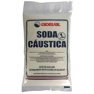 Soda Caustica En Escamas (bolsa) 1/2 Kg - Dideval