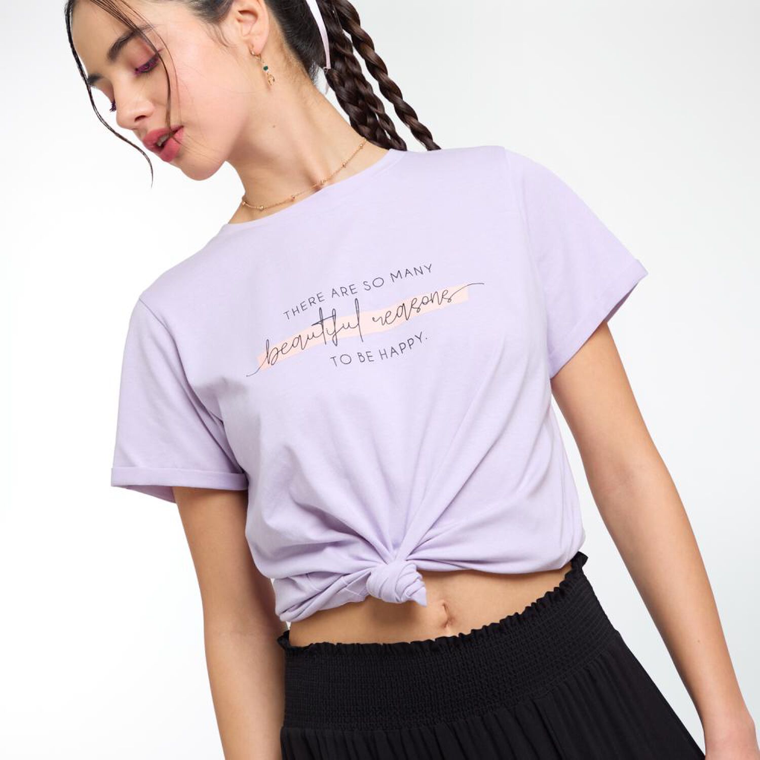 Polera Estampada Manga Corta Cuello Redondo Mujer Freedom image number 4.0