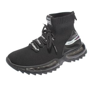 Zapatilla Ca&ntilde;a Negro V&iacute;a Franca Art. 8a173black