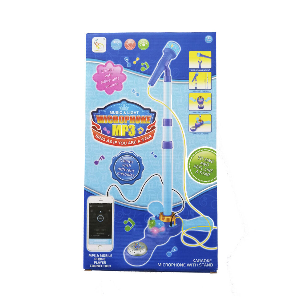 Microfono Pedestal Juguete Mp3 Luces Infantil Juguete Niños image number 3.0