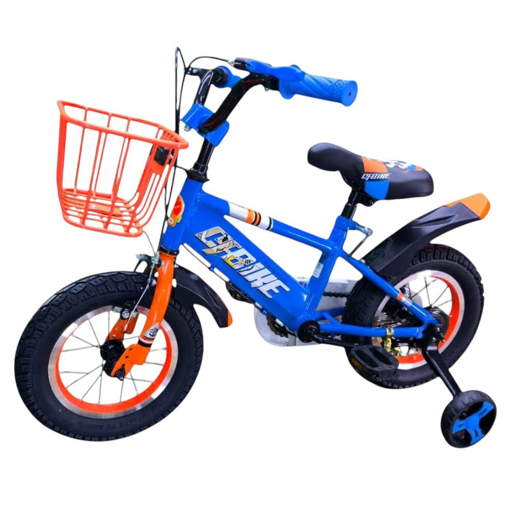 Bicicleta Aro 12 Infantil Cfbike Azul/naranjo image number 2.0