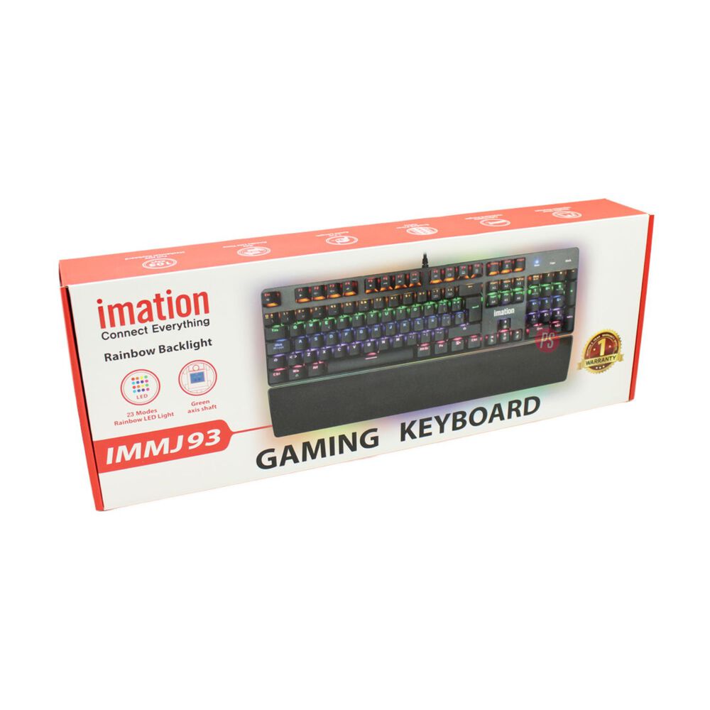 Teclado Imation Imj93 Rainbow Con Luces Y Comodidad - Ps image number 2.0