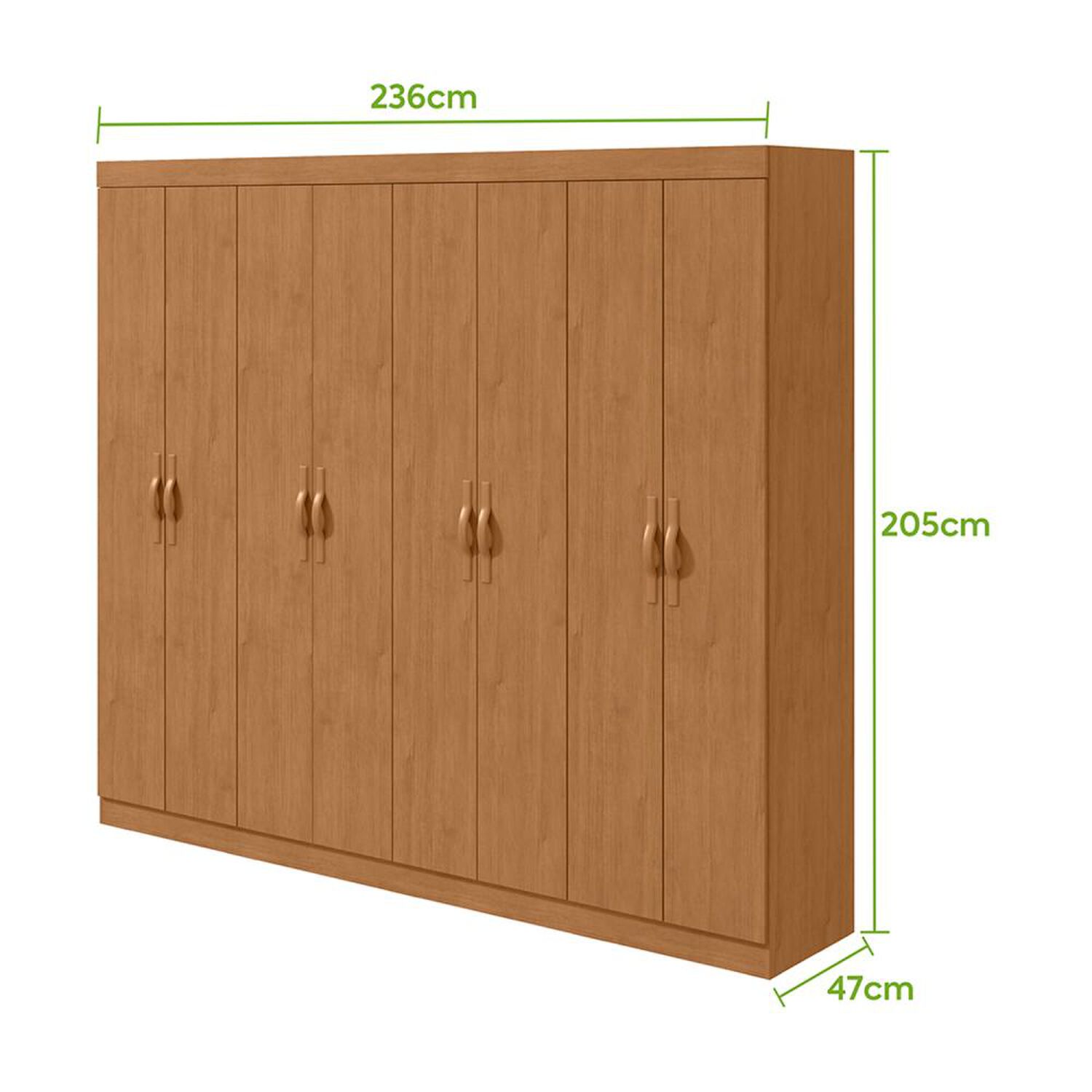 Cl&oacute;set Di Poretti Design Closet Serenata / 8 Puertas / 6 Cajones image number 3.0