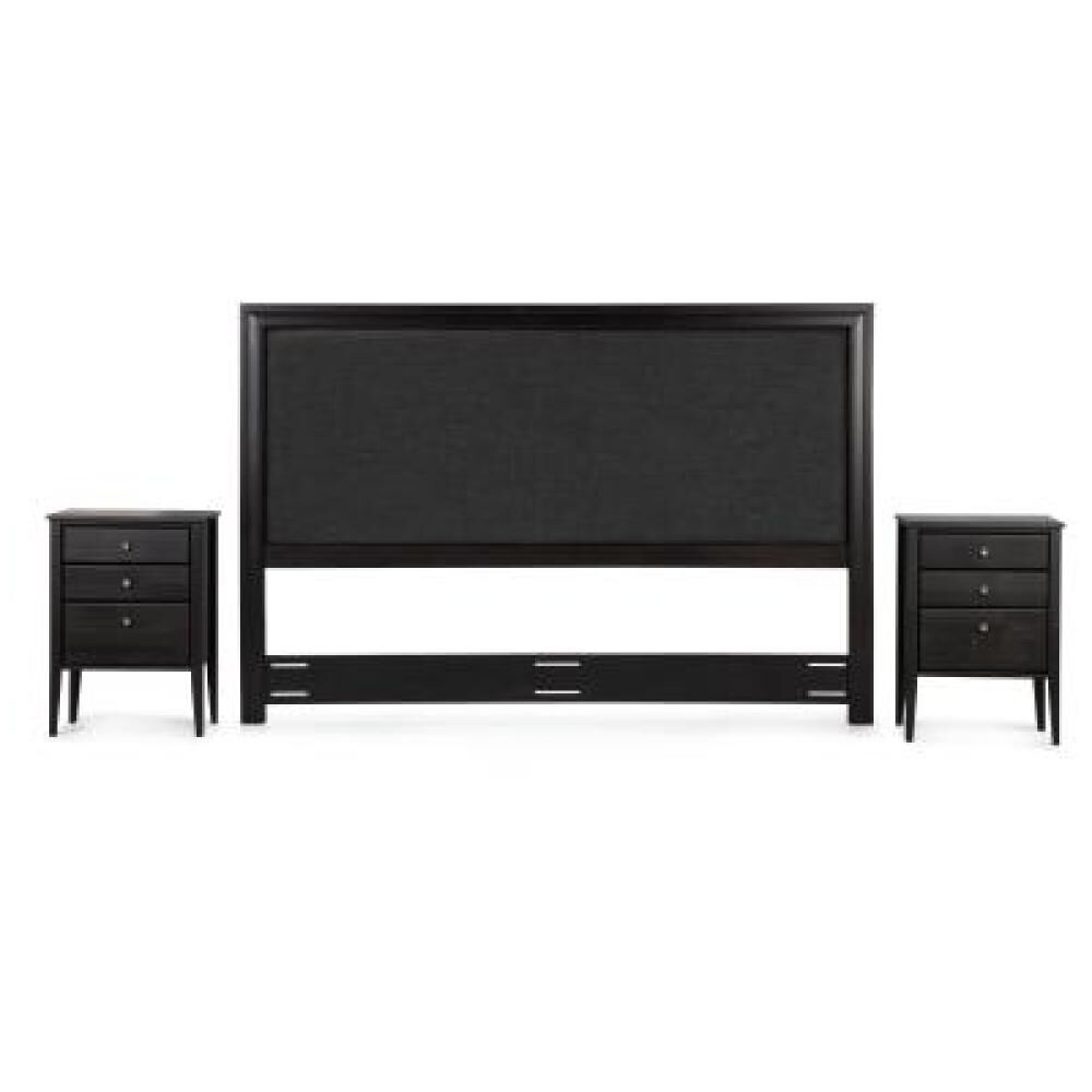 Cama Europea Rosen Tempo / King / Base Dividida + Set De Maderas Nolita Grafito image number 13.0