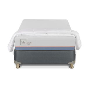 Cama Americana Cic Excellence Plus / 1.5 Plazas / Base Normal + Plum&oacute;n