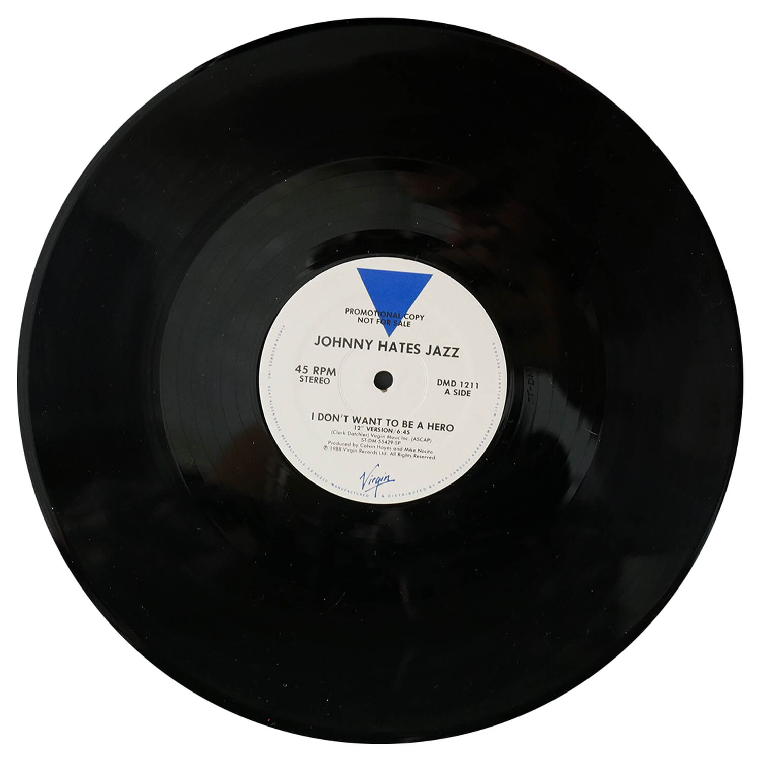 Johnny Hates Jazz - I Don't Want To Be A Hero (promo) | 12" Maxi Single Usado image number 1.0