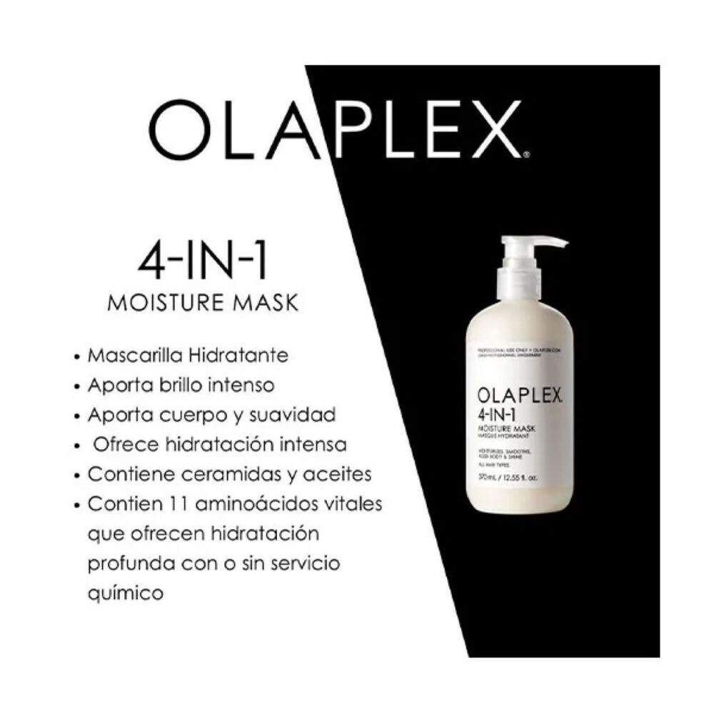 Olaplex 4 En 1 Mascara Hidratante Profesional Moisture Mask 370ml image number 5.0