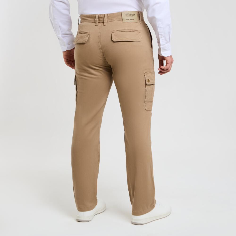 Pantalón Liso Tiro Medio Regular Hombre Peroe image number 3.0