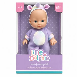 Mu&ntilde;eca Beb&eacute; Perfumada Tama&ntilde;o 23cm Pijama De Unicornio - Ps