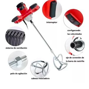 Mezclador De Cemento Eléctrico 220 2500w