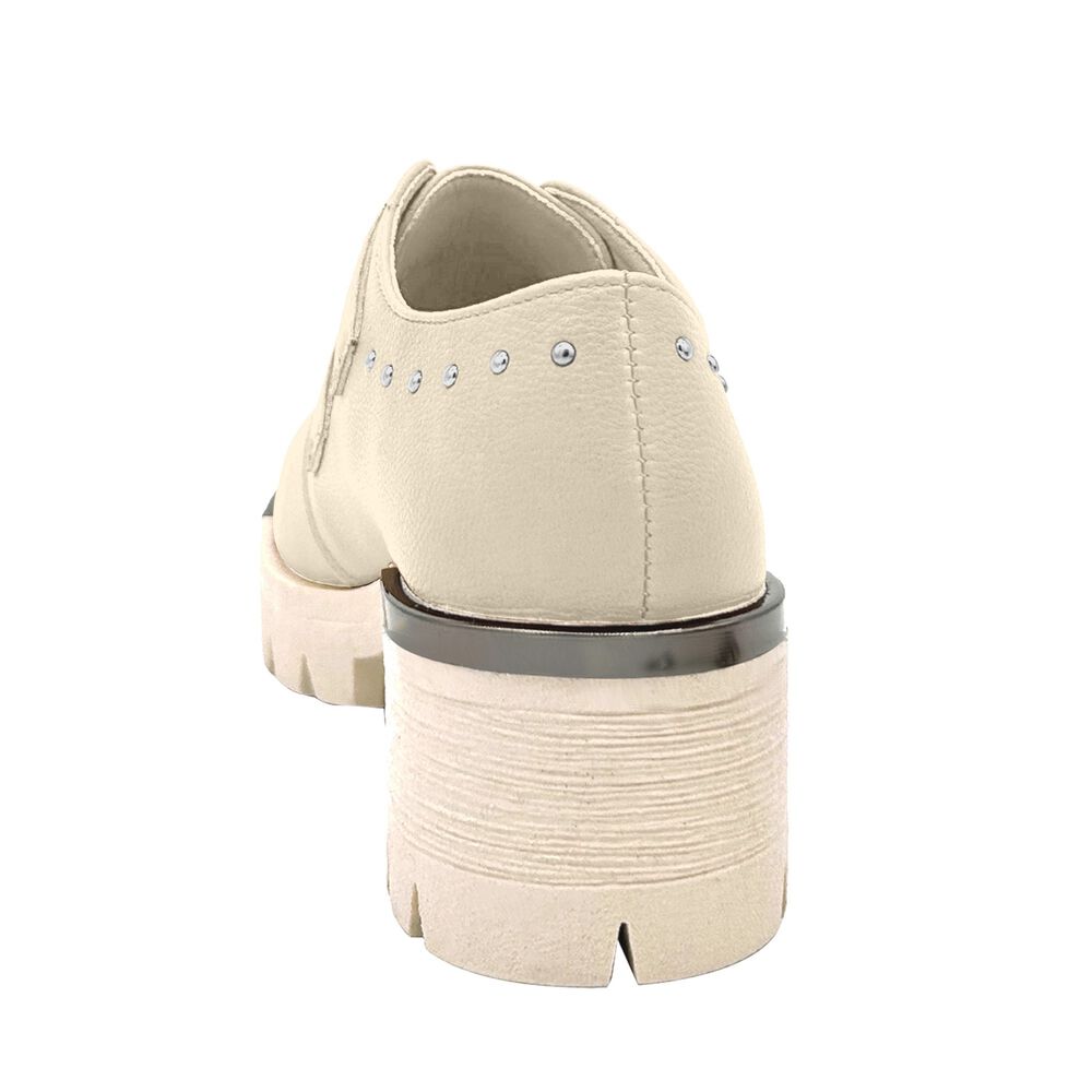 Botin Para Mujer Color Beige, Doble Correa, Bajo El Tobillo image number 3.0