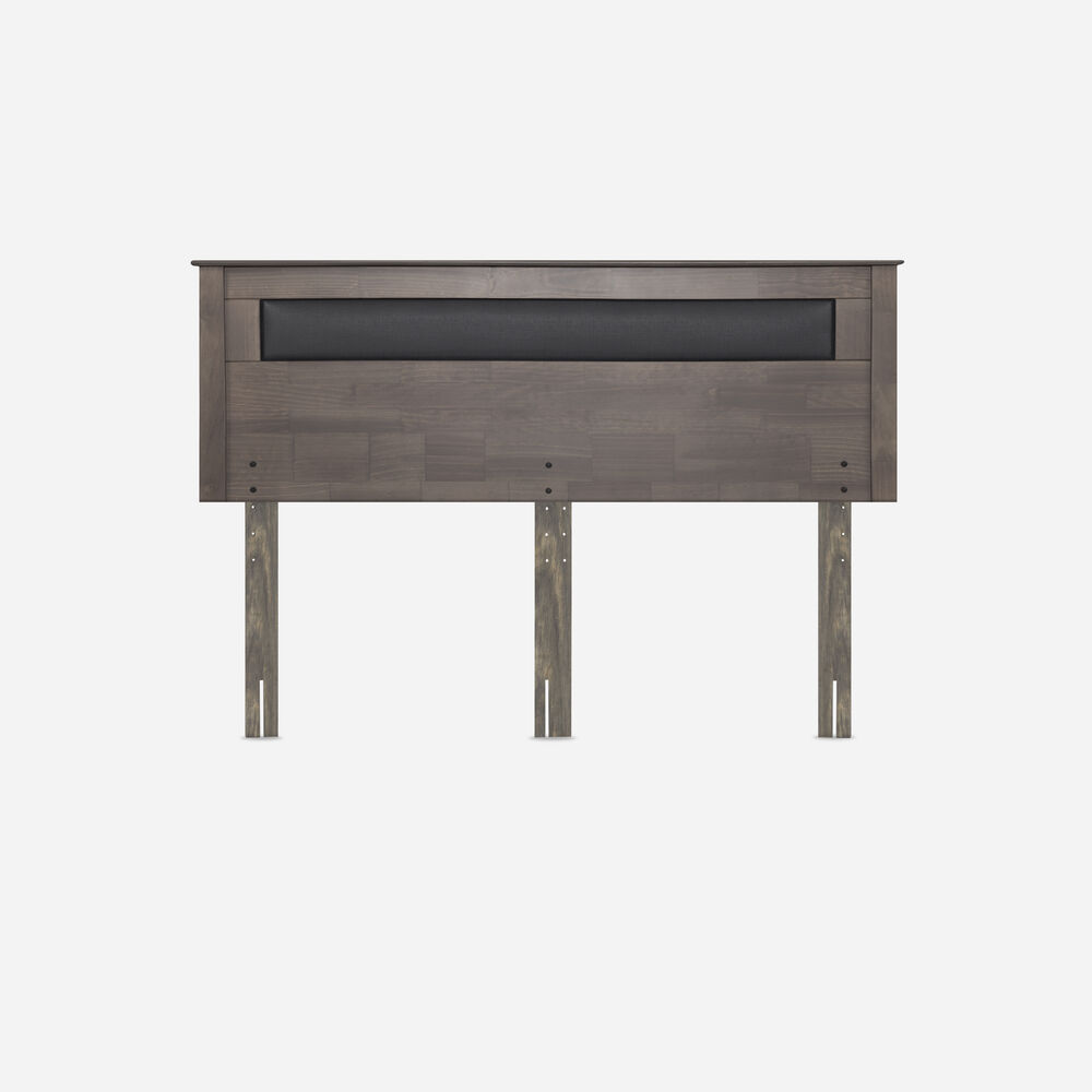 Cama Europea Rosen New Style 6 / King / Base Dividida  + Respaldo Ferrara Gris image number 2.0