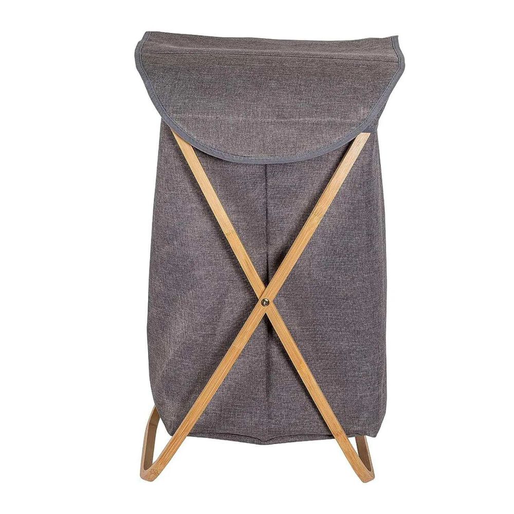 Cesta Almacenador De Ropa Sucia Lavanderia Multiuso Gris image number 1.0