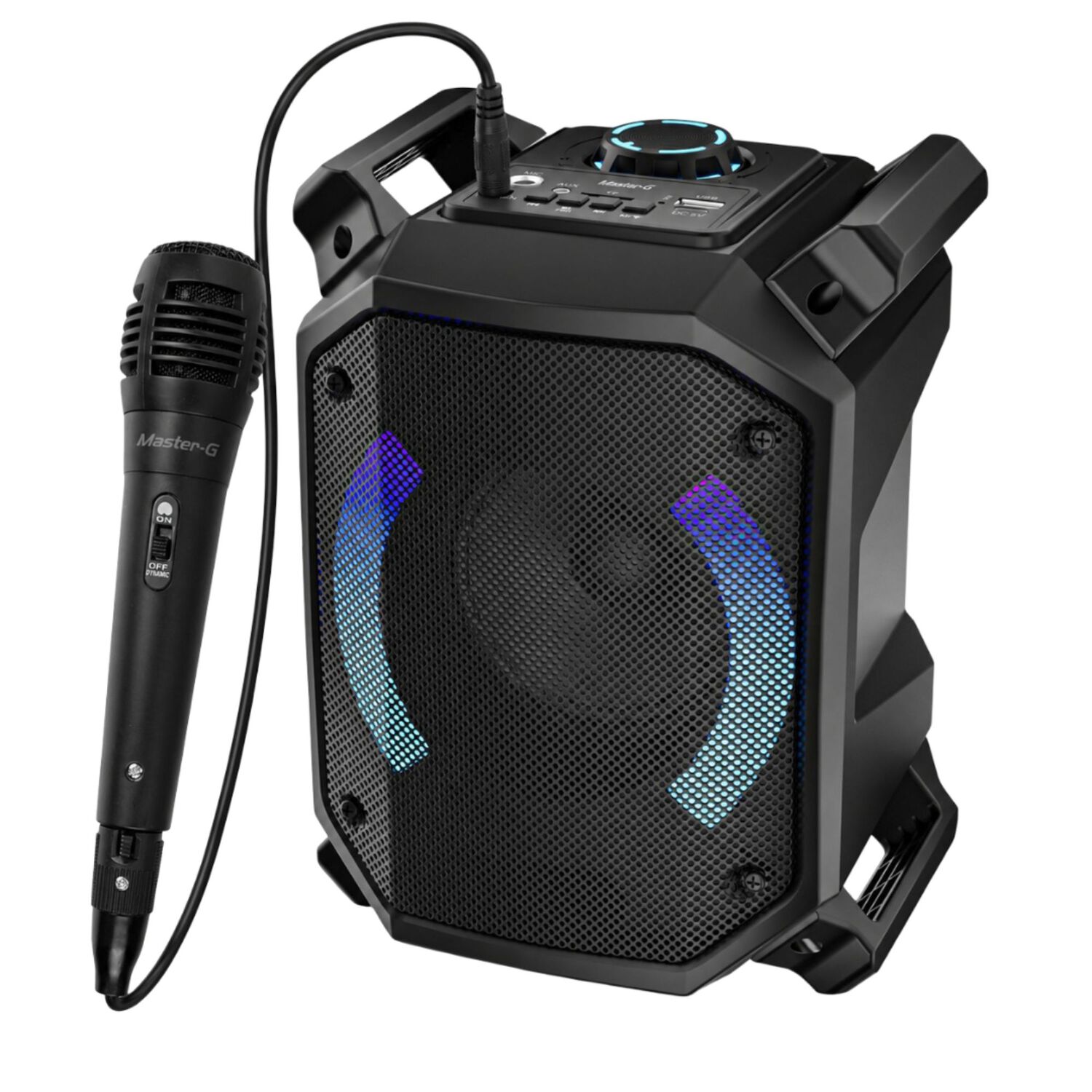 Parlante Bluetooth Karaoke Luxor One 4&rdquo; Micr&oacute;fono Master-g image number 0.0