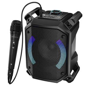 Parlante Bluetooth Karaoke Luxor One 4&rdquo; Micr&oacute;fono Master-g