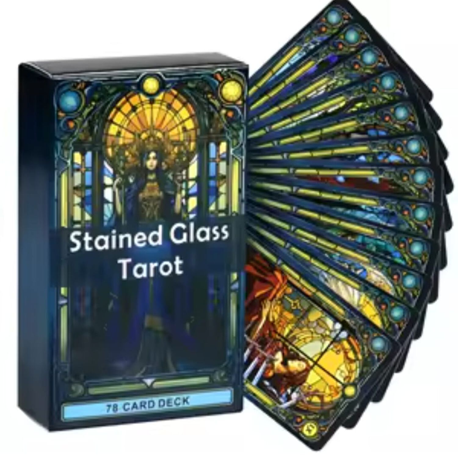 Tarot Stained Glass 78 Cartas image number 0.0