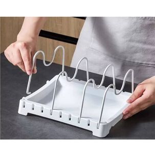 Organizador De Sartenes Organizador Tapas Cocina Multiuso