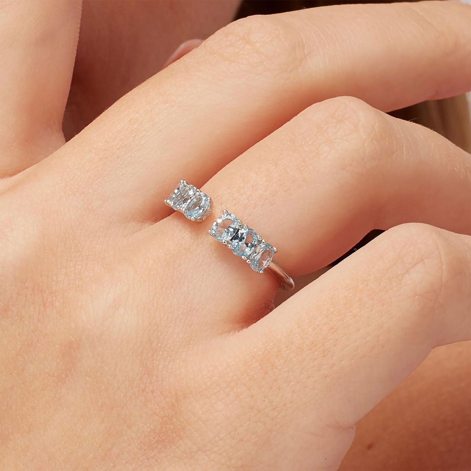Anillo Brosway Fcl13b Celeste Mujer image number 1.0