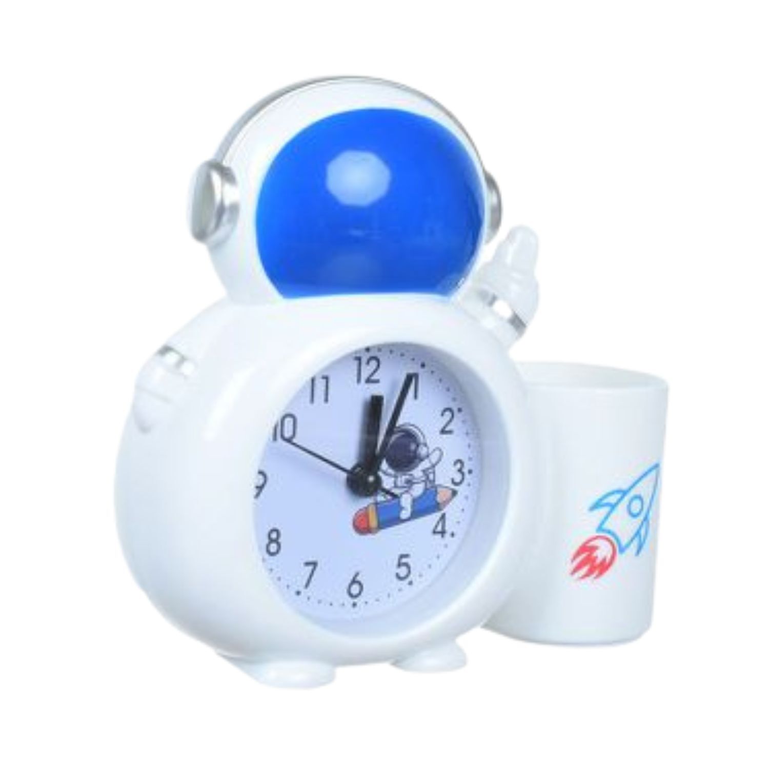 Reloj De Mesa Con Astronauta Despertador Brillante 14cm image number 1.0