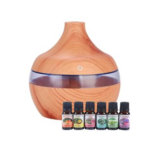 Pack Humidificador De Grano + 6 Esencias Aromaticas
