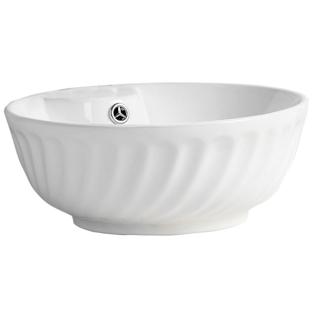 Lavamanos Sobreponer Domsa Slc629 Blanco 40x40x16 Cm image number 1.0