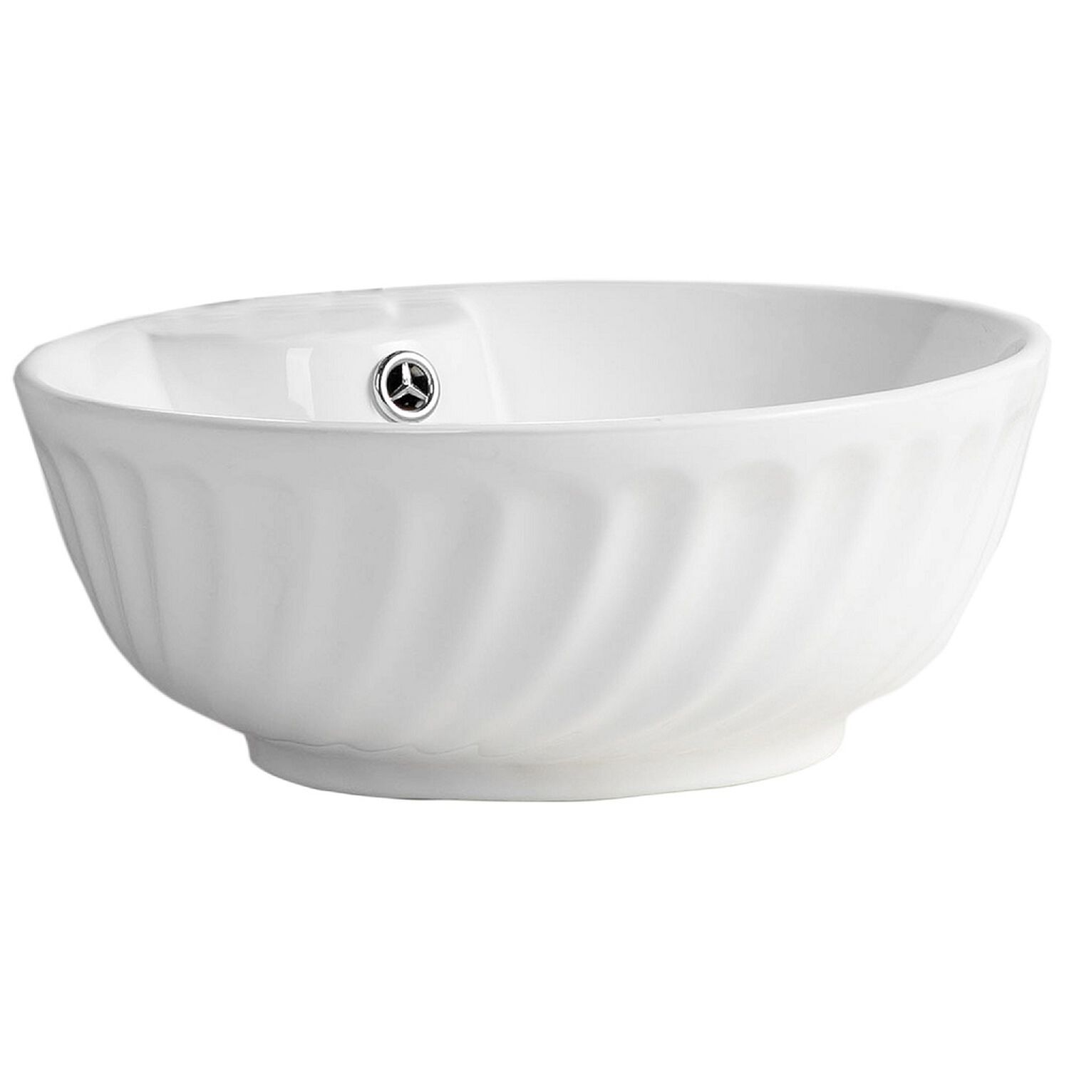 Lavamanos Sobreponer Domsa Slc629 Blanco 40x40x16 Cm image number 1.0
