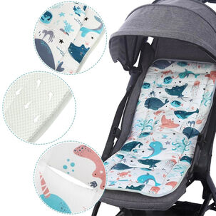 Cojin Cochesito Asiento Colchoneta Para Silla Porta Bebe