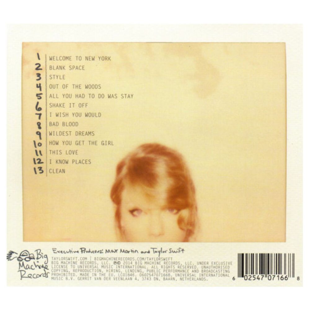 Taylor Swift - 1989 | Cd image number 1.0
