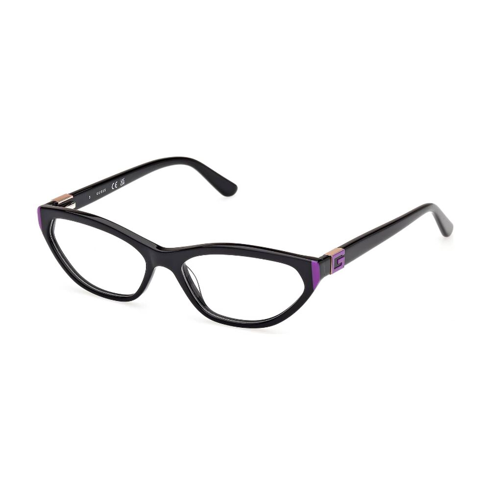 Lentes &Oacute;pticos Negro Brillante Guess image number 1.0