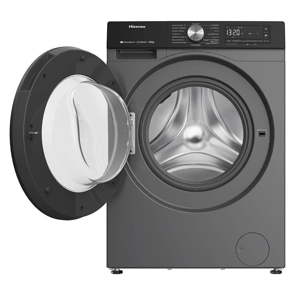 Lavadora Secadora Hisense WD3S1243BT / 12kg / 8kg image number 4.0