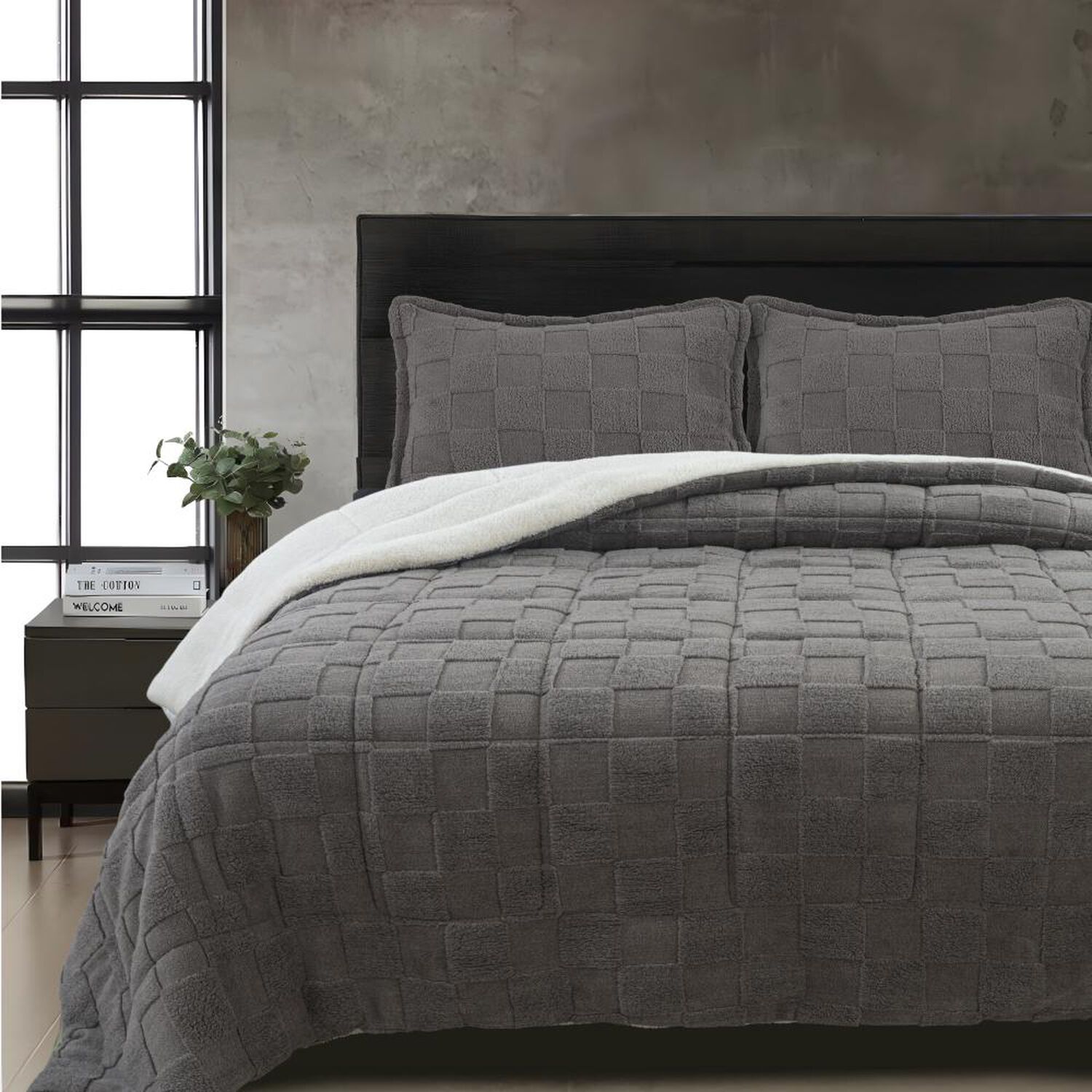 Plum&oacute;n Sherpa Azhome Jacquard / King image number 0.0