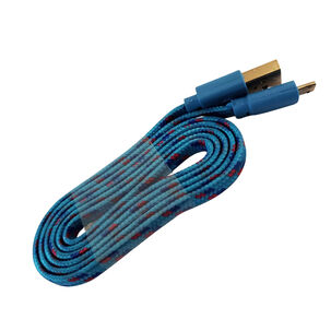 Cable Usb Tipo Cordon Para Carga Micro Usb 1mts