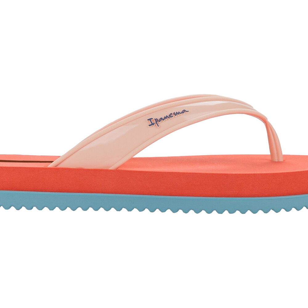Sandalia Mujer Naranja/beige Rio Ipanema image number 2.0