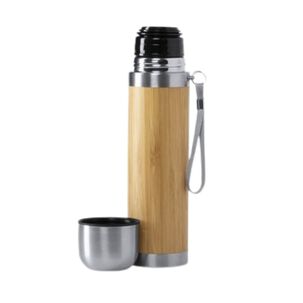 Termo Bambú Acero Inoxidable 430 Ml