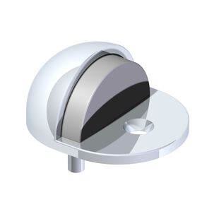 Tope Puerta Odis 1/4 Esfera - Plata Satinado
