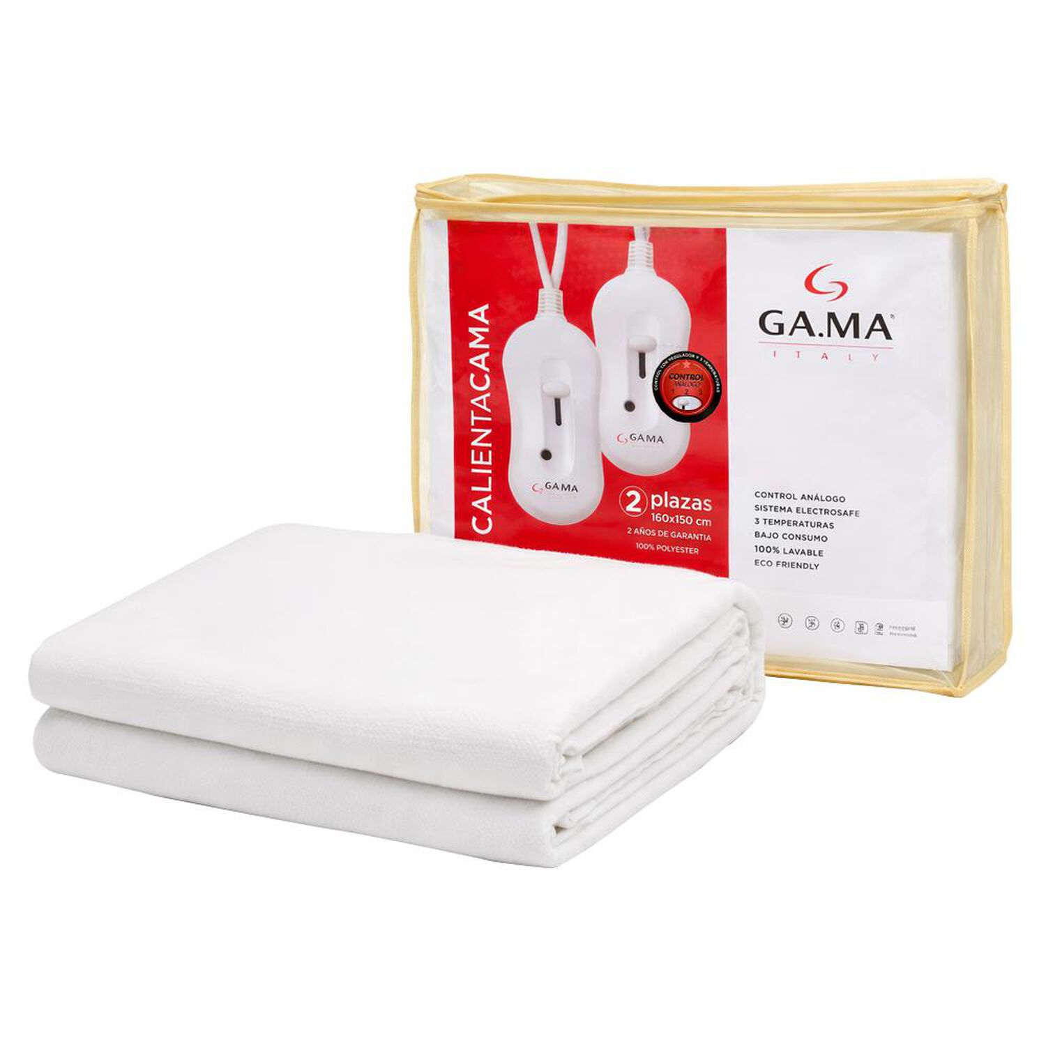 Calienta Cama Gama Doble TC 2P PO-002-QD / 2 Plazas image number 0.0