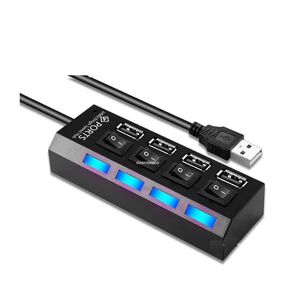 Multipuerto Hub 4 Usb Extension 4 Puertos Extensor