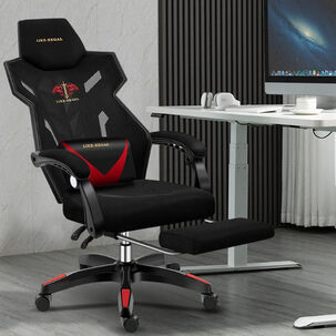 Silla Gamer Reclinable Con Reposapiés Moderna Ergonómica