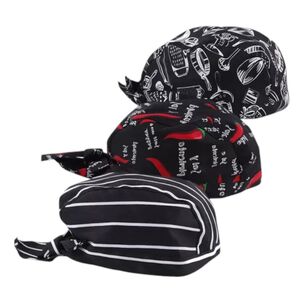 Gorro O Bandana De Cocina Chef Con Lazo Amarrable