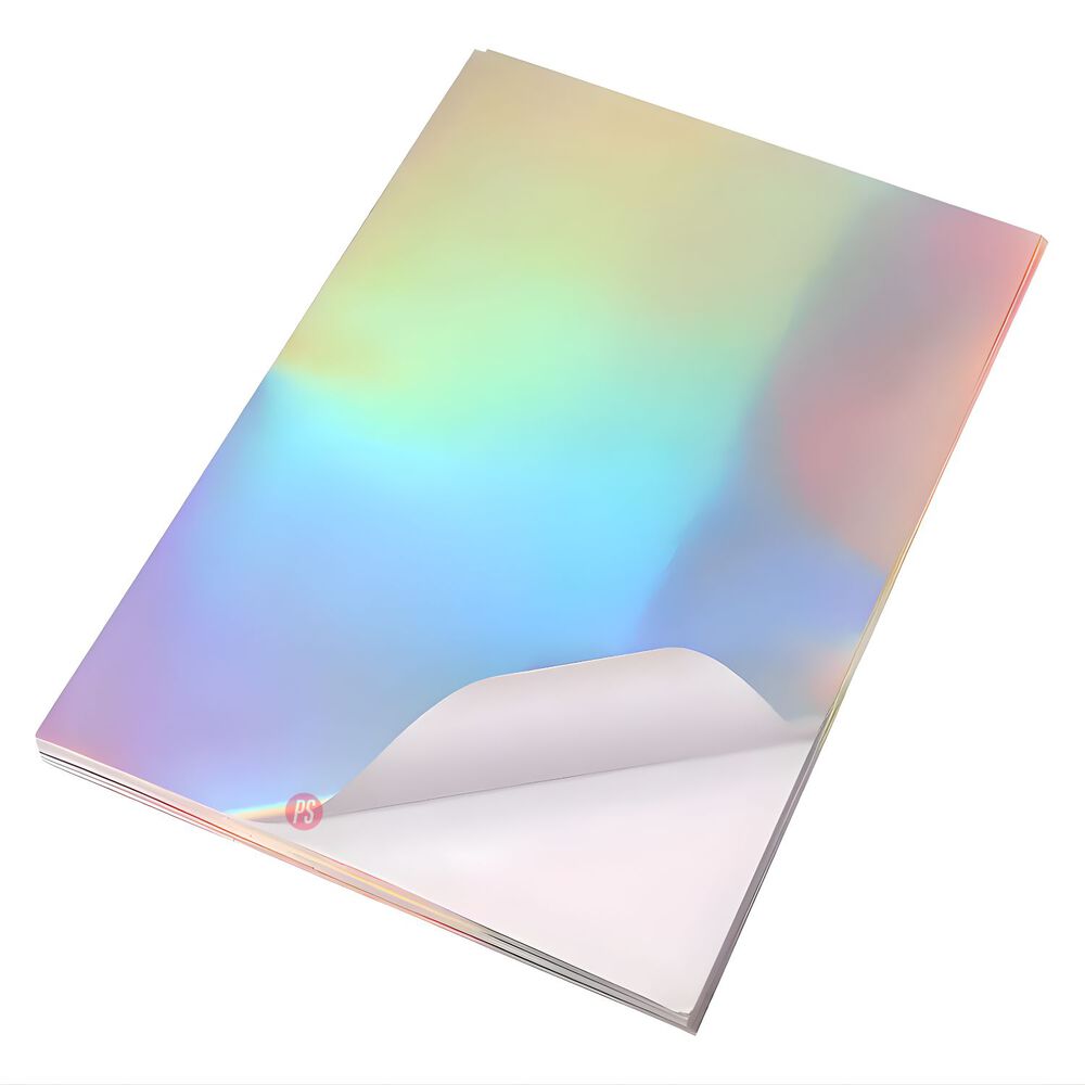 Laminado Frio Holografico 60 Hojas Surtido A4 - Ps image number 1.0