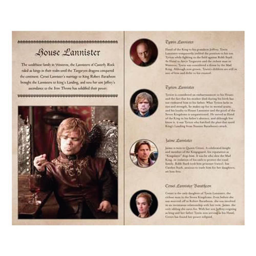 Game Of Thrones Libreta House Lannister Mediana Tapa Dura image number 1.0