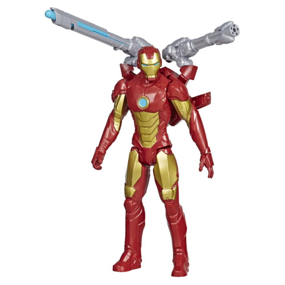 Figura De Accion Avenger Blast Gear Titan Iron Man image number 0.0