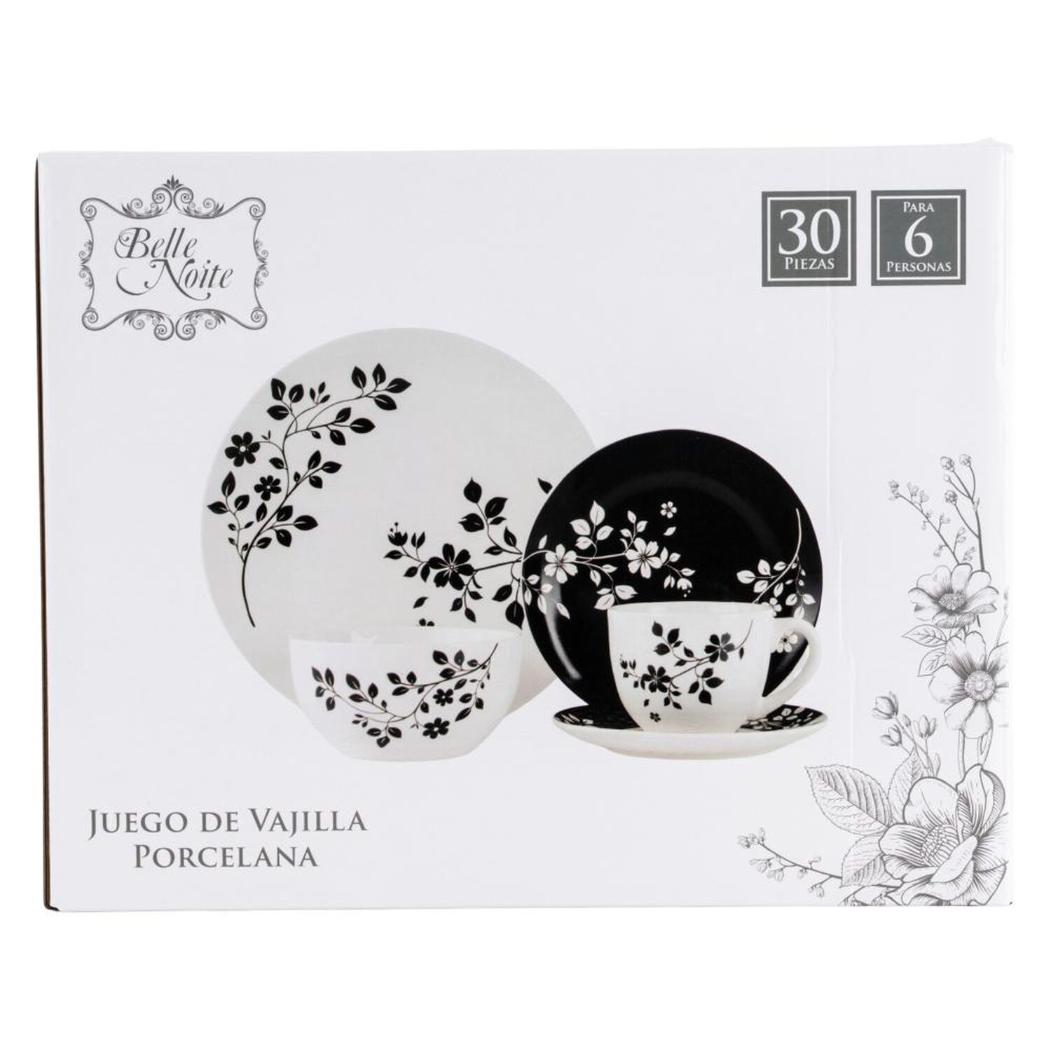 Juego De Vajilla Belle Noite Cerezo / 30 Piezas / 6 Personas image number 2.0