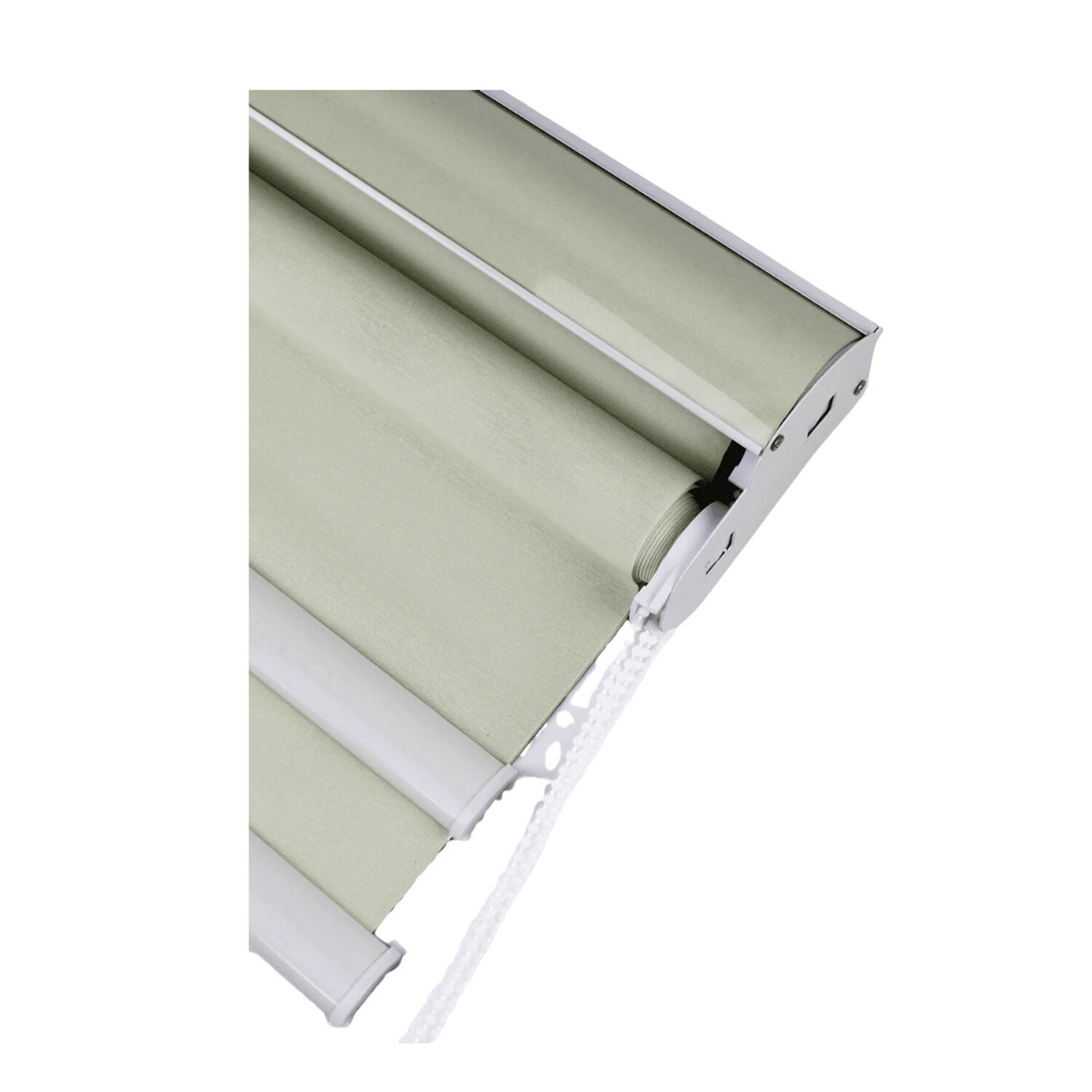 Cortina Roller Blackout Doble Tela Con Cenefa 140x200 Beige image number 1.0