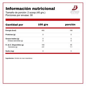 Waxy Maize 3 Lbs Carbohidratos En Polvo - Ultimate Nutrition