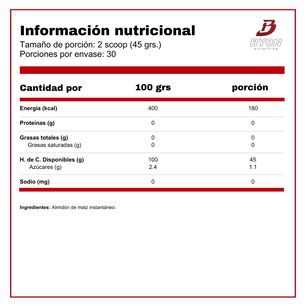 Waxy Maize 3 Lbs Carbohidratos En Polvo - Ultimate Nutrition