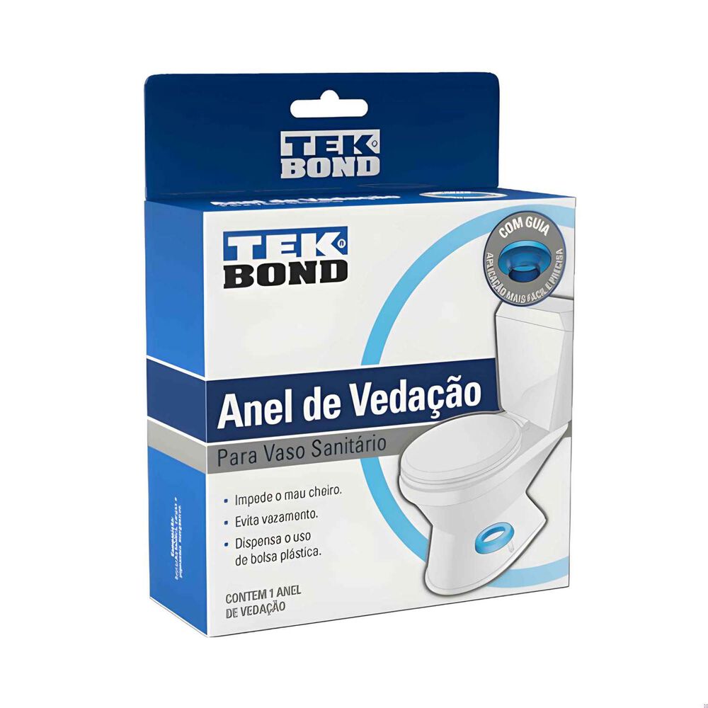 Sello Para Wc Sanitario Con Guía Ø115 X Ø85 X H25 - Tekbond image number 0.0