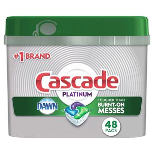 Detergente Para Lavavajillas Platinum Capsulas Fresh 48 Capsulas - Cascade