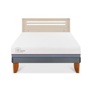 Cama Europea Cic Excellence Plus / 2 Plazas / Base Normal + Respaldo