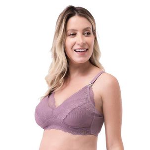 Sosten Lactancia Full Encaje Lila 2rios